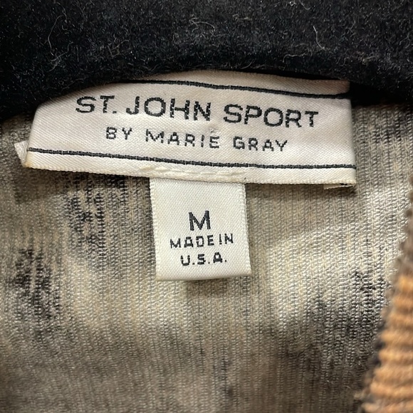 St. John Sport by Marie Gray Corduroy Jacket - Picture 11 of 16